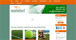 Desktop Screenshot of mantenturf.com